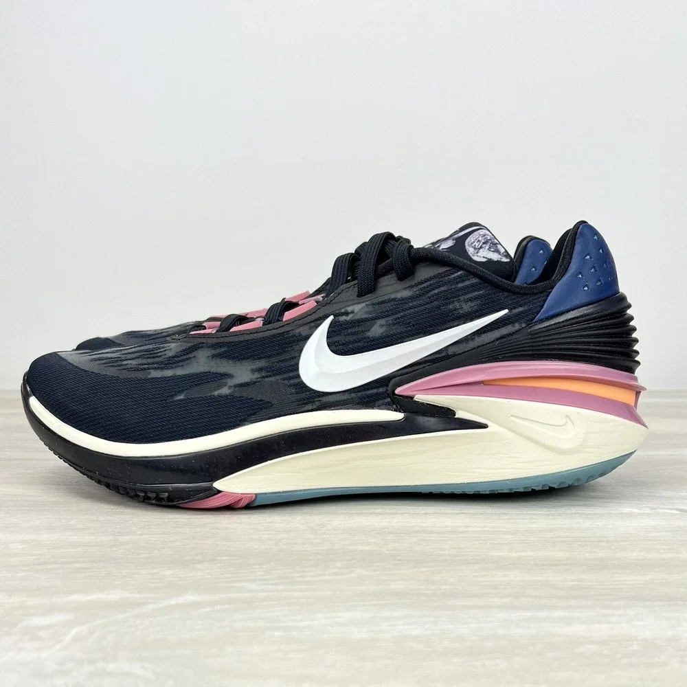 Nike Zoom GT Cut 2 Black Desert Berry Basketball Shoes DJ6015-003 Men's Size 12